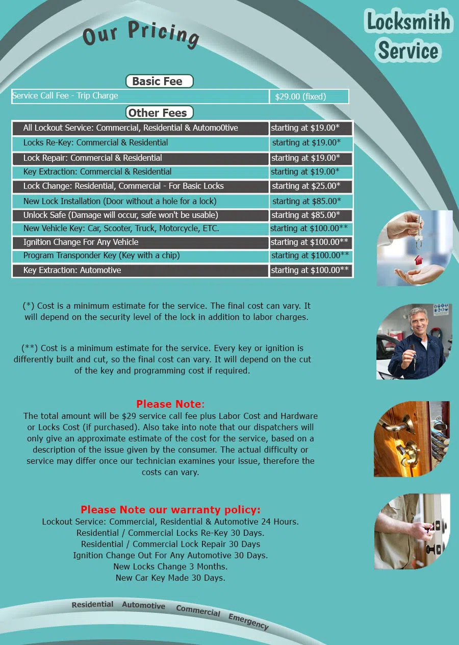 Father Son Locksmith Shop Palos Park, IL 708-330-7031